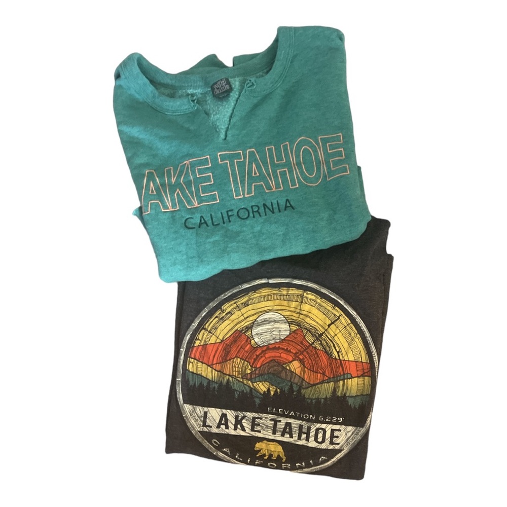 Bundle Lake Tahoe T-shirt & Crop Seater Size Medium